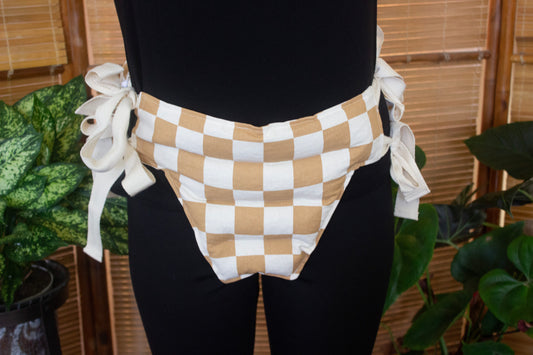 Lupin Heat Pack - Two Piece - Beige Checks