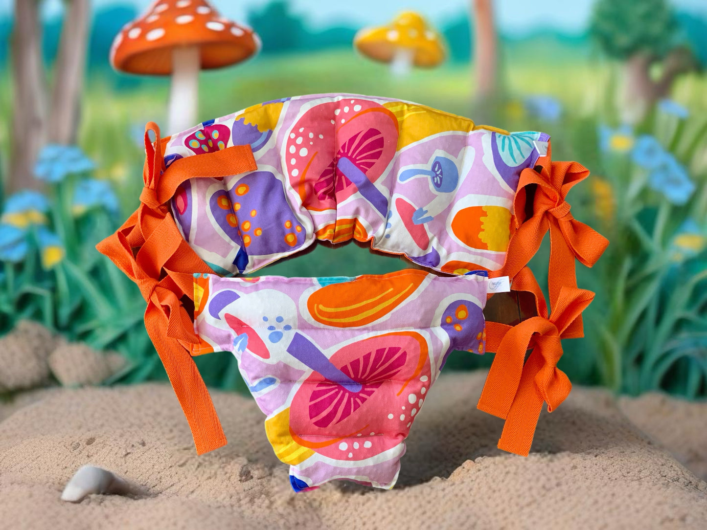 Lupin Heat Pack - Two Piece - Mushrooms