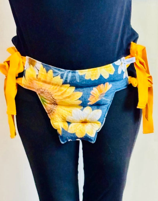 Lupin Heat Pack - Two Piece - Denim Sunflowers