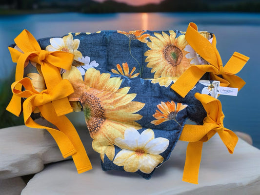 Lupin Heat Pack - Two Piece - Denim Sunflowers