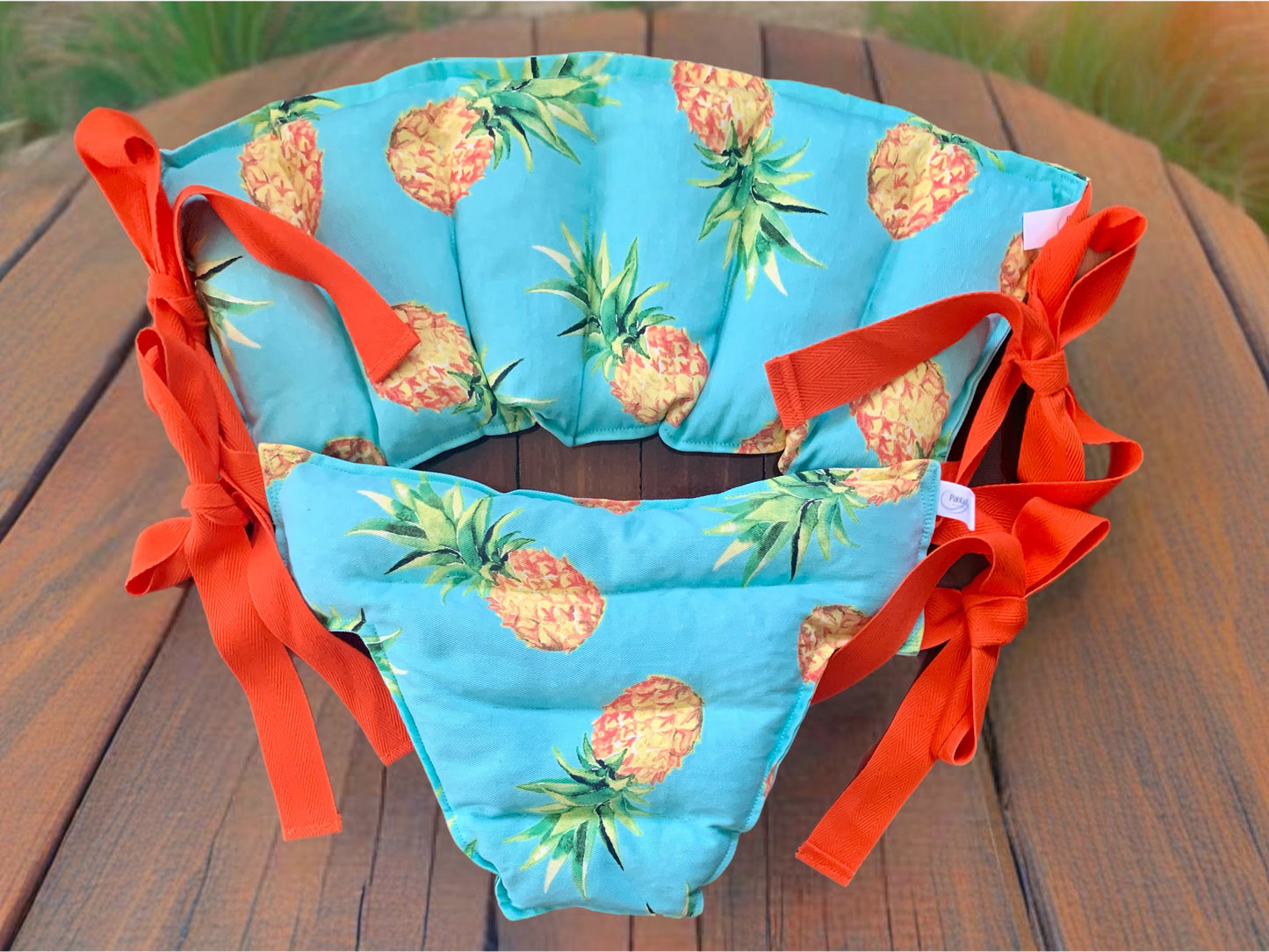 Lupin Heat Pack - Two Piece - Pineapples orange